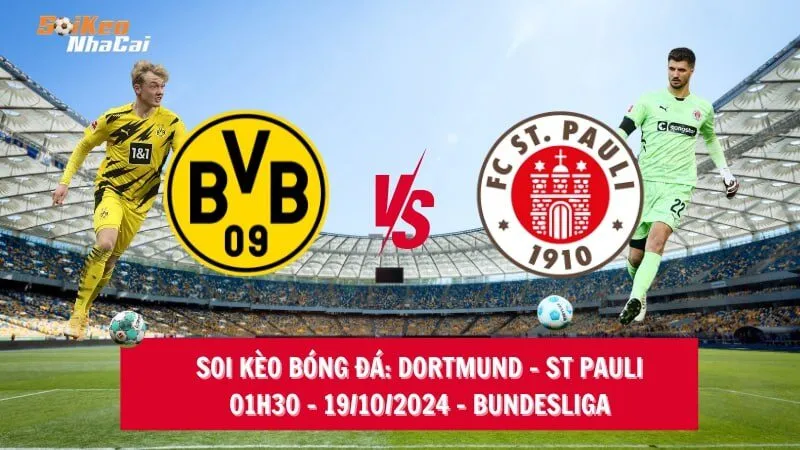 Soi kèo nhà cái Dortmund vs St Pauli – 01h30 – 19/10/2024 – Bundesliga