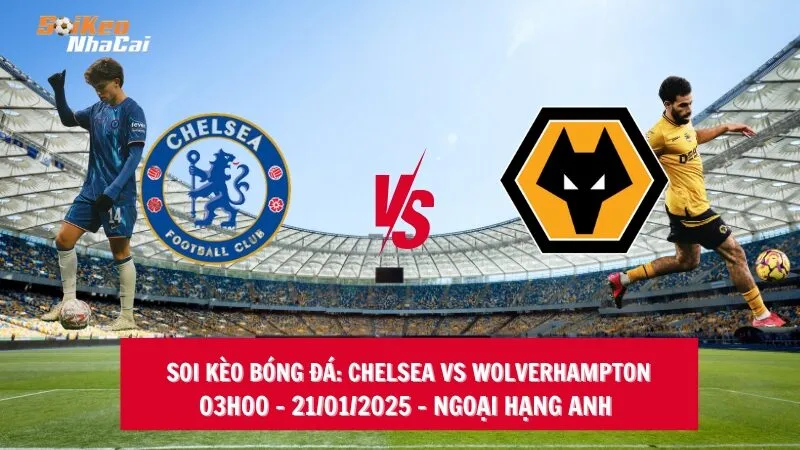 Soi kèo nhà cái Chelsea vs Wolverhampton – 03h00 – 21/01/2025 – Ngoại hạng Anh