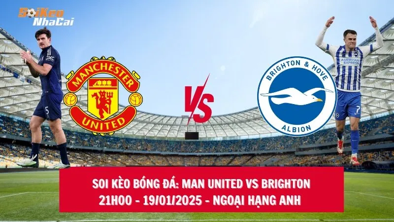 Soi kèo nhà cái Man United vs Brighton – 21h00 – 19/01/2025 – Ngoại hạng Anh